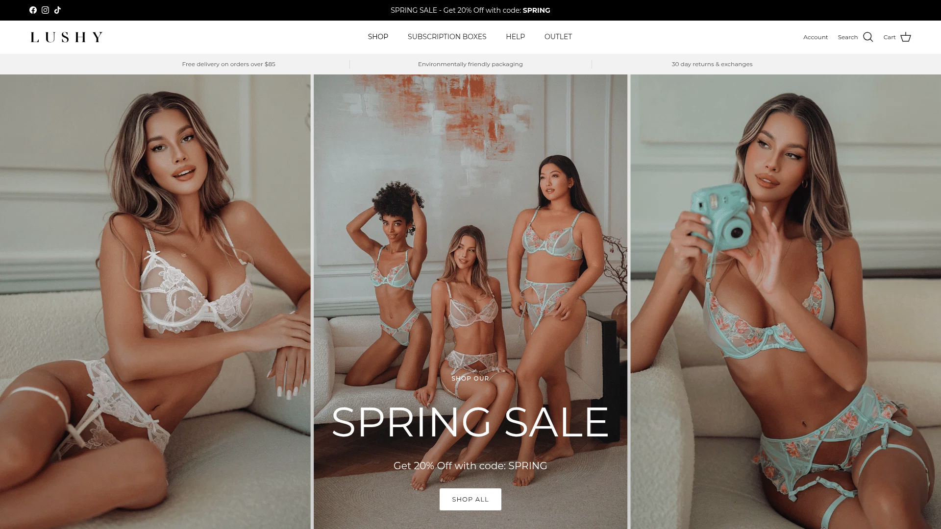 Screenshot van lushyintimates.co