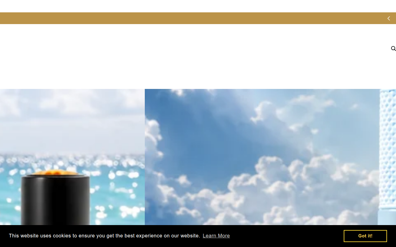 Screenshot van luxuryfragrances.nl