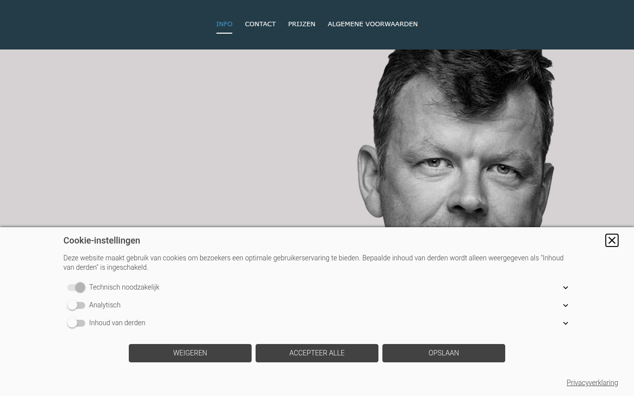 Screenshot van m5fotografie.nl