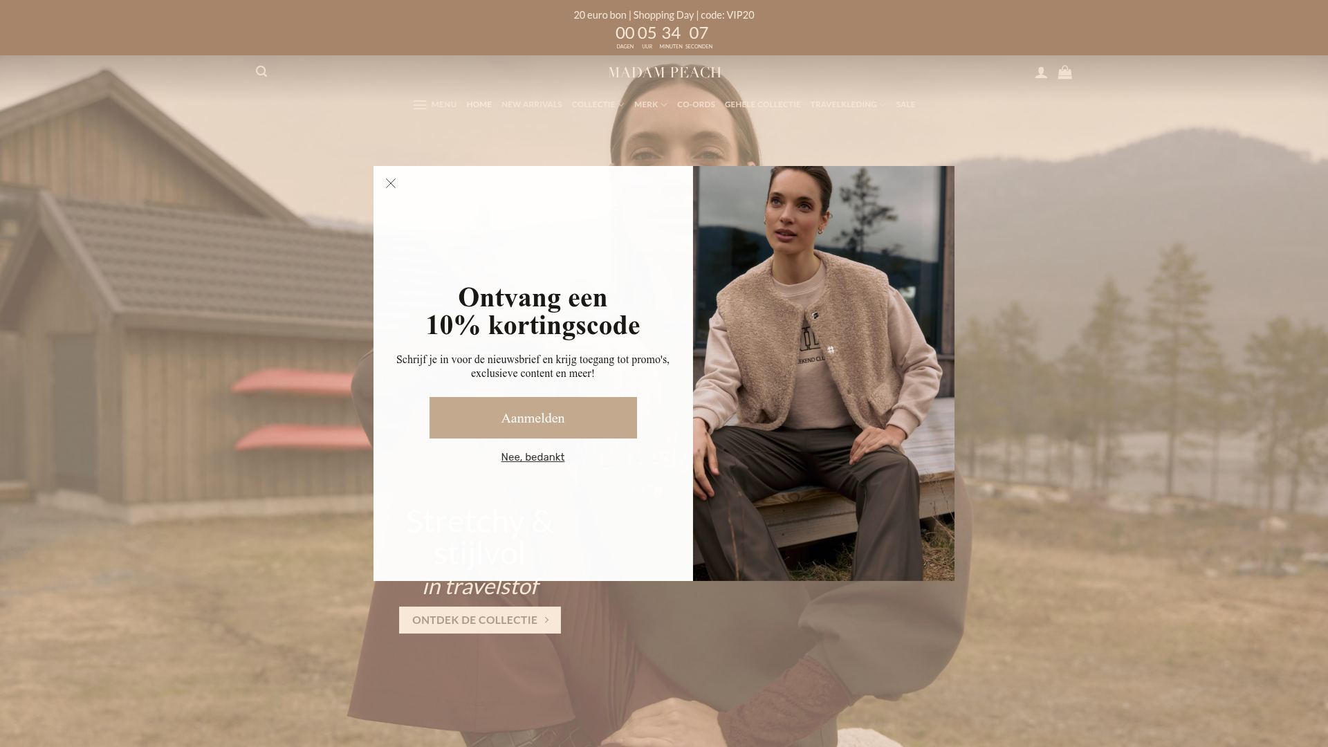 Screenshot van madampeach.com