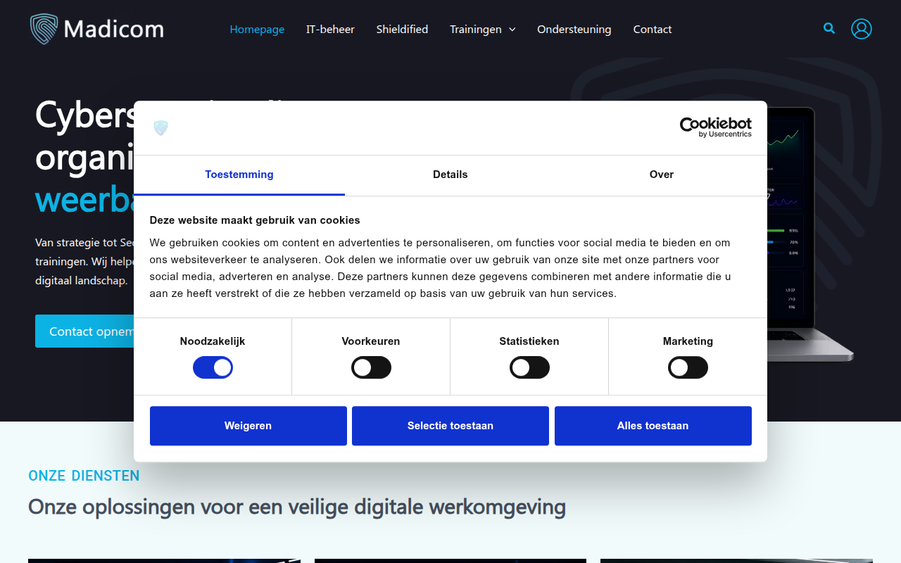 Screenshot van Madicom