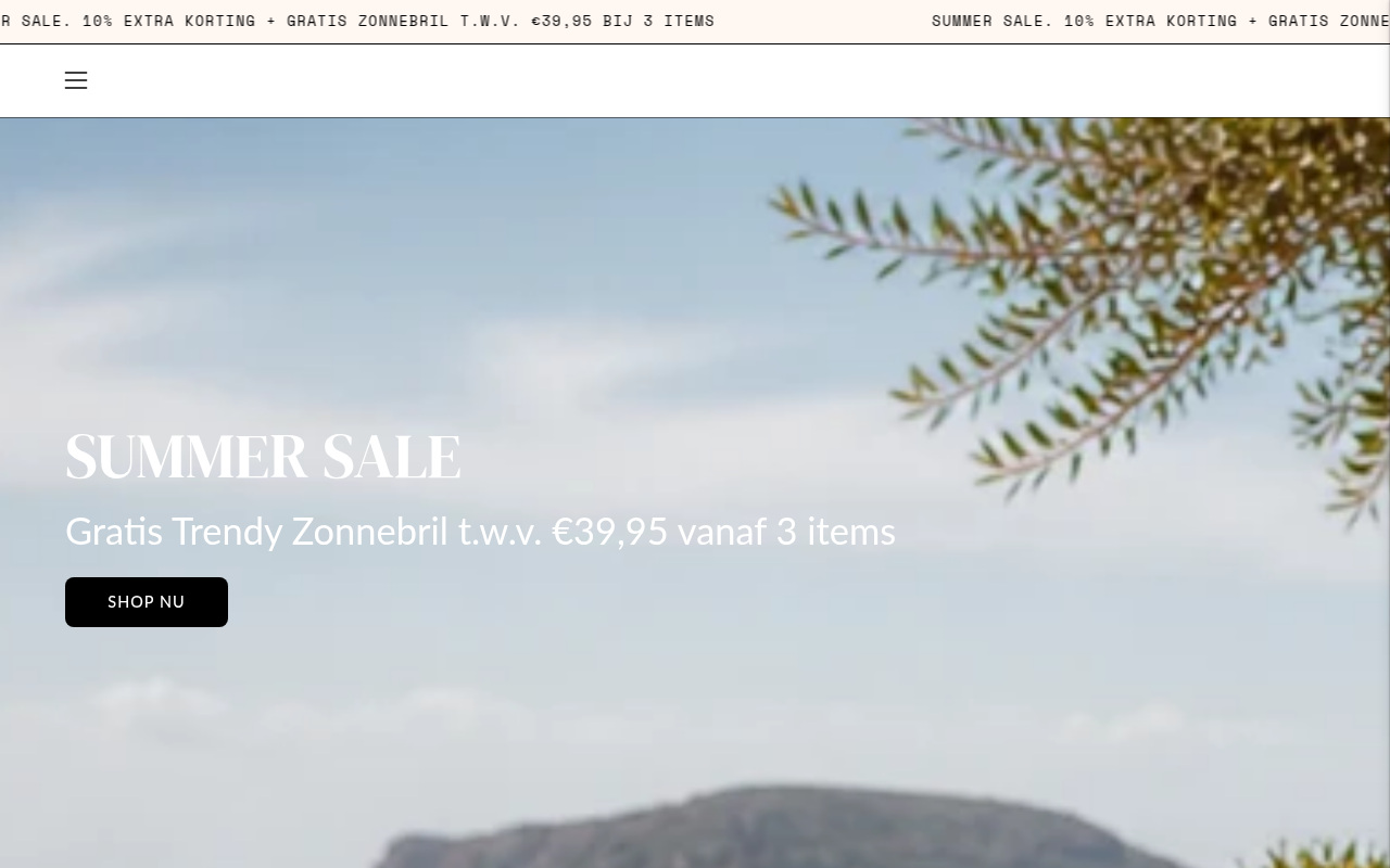 Screenshot van maelen.nl