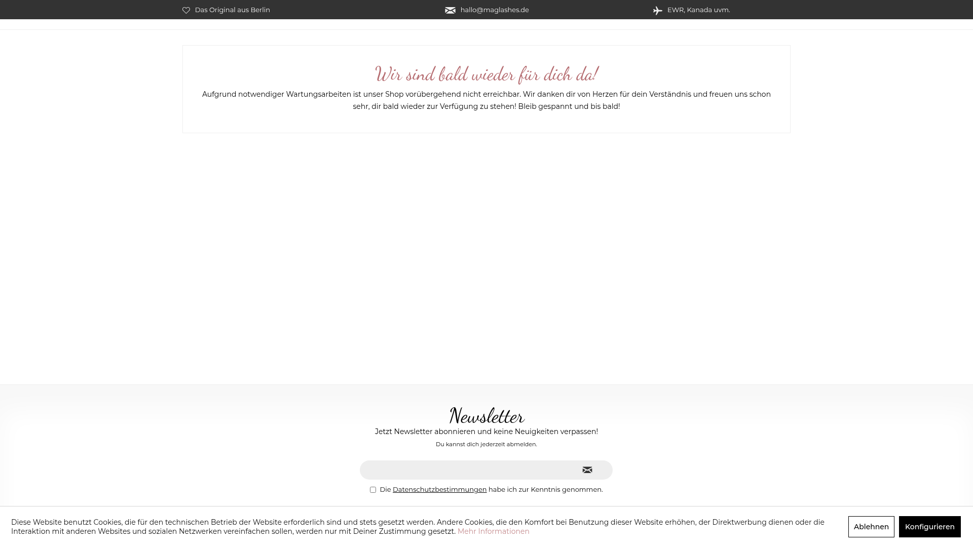 Screenshot van maglashic.nl