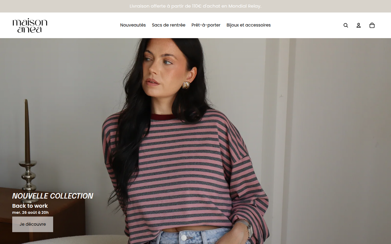 Screenshot van maisonanea.fr