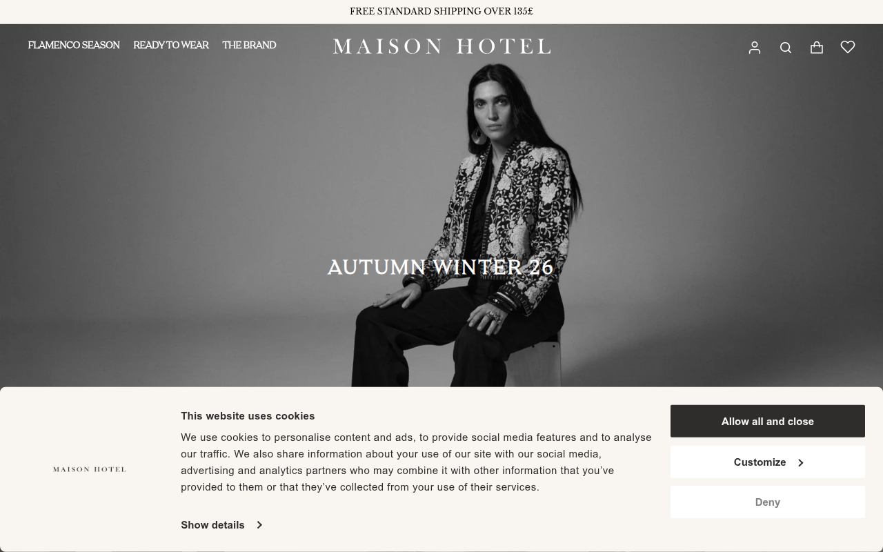 Screenshot van maisonh.com