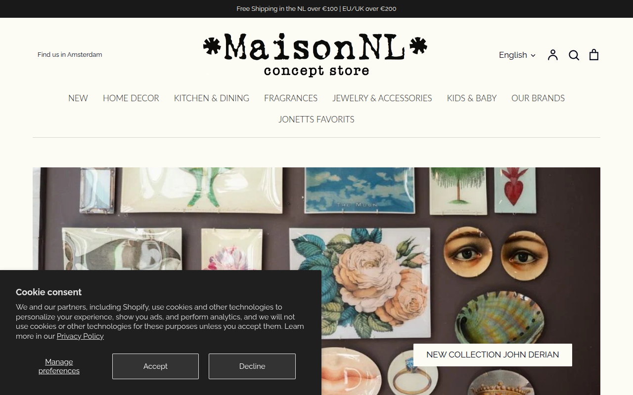 Screenshot van maisonnl.com