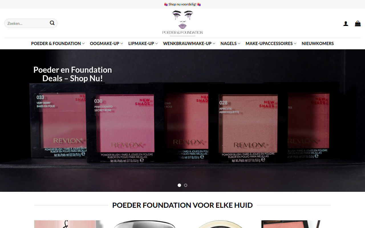 Screenshot van make-upwinkel.com