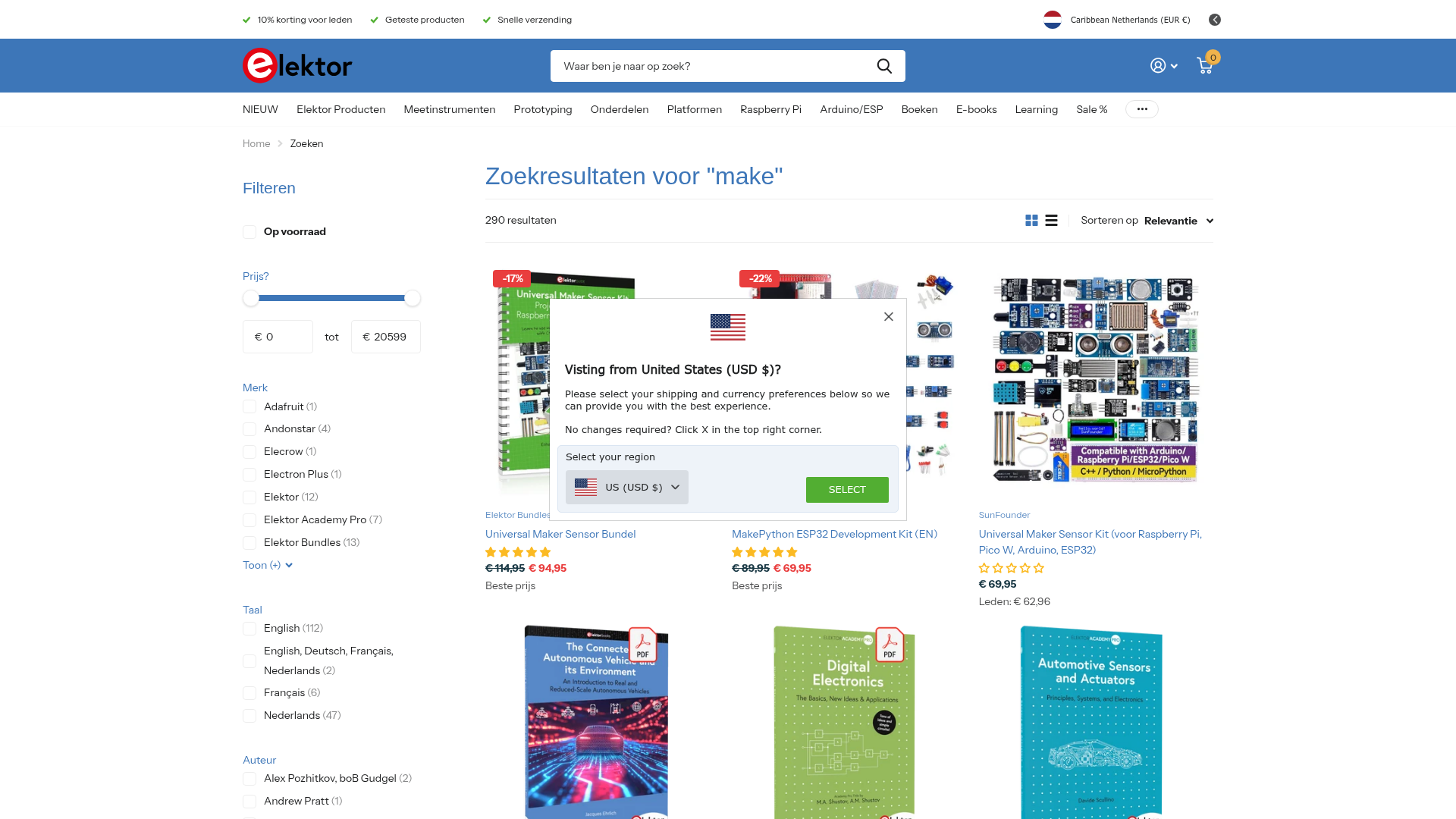 Screenshot van makemagazine.nl