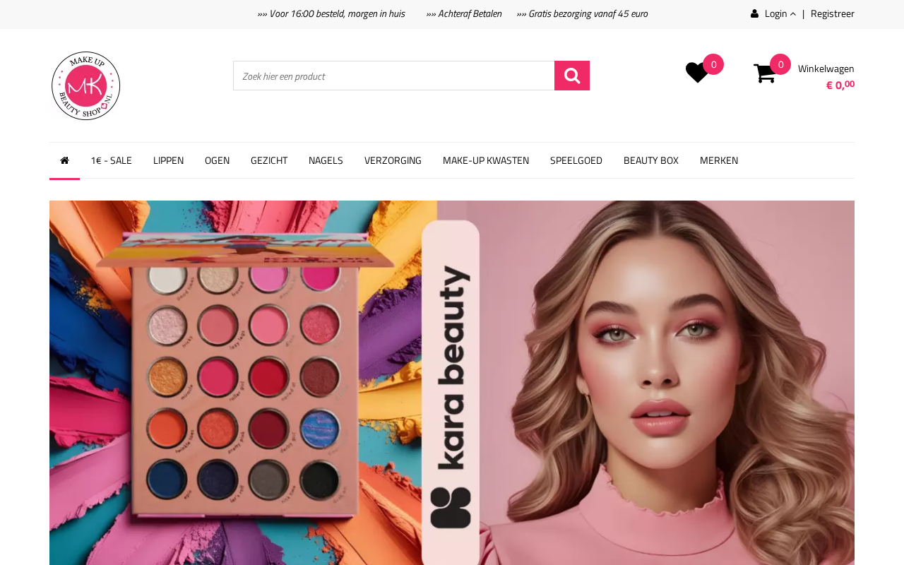 Screenshot van makeupbeautyshop.nl