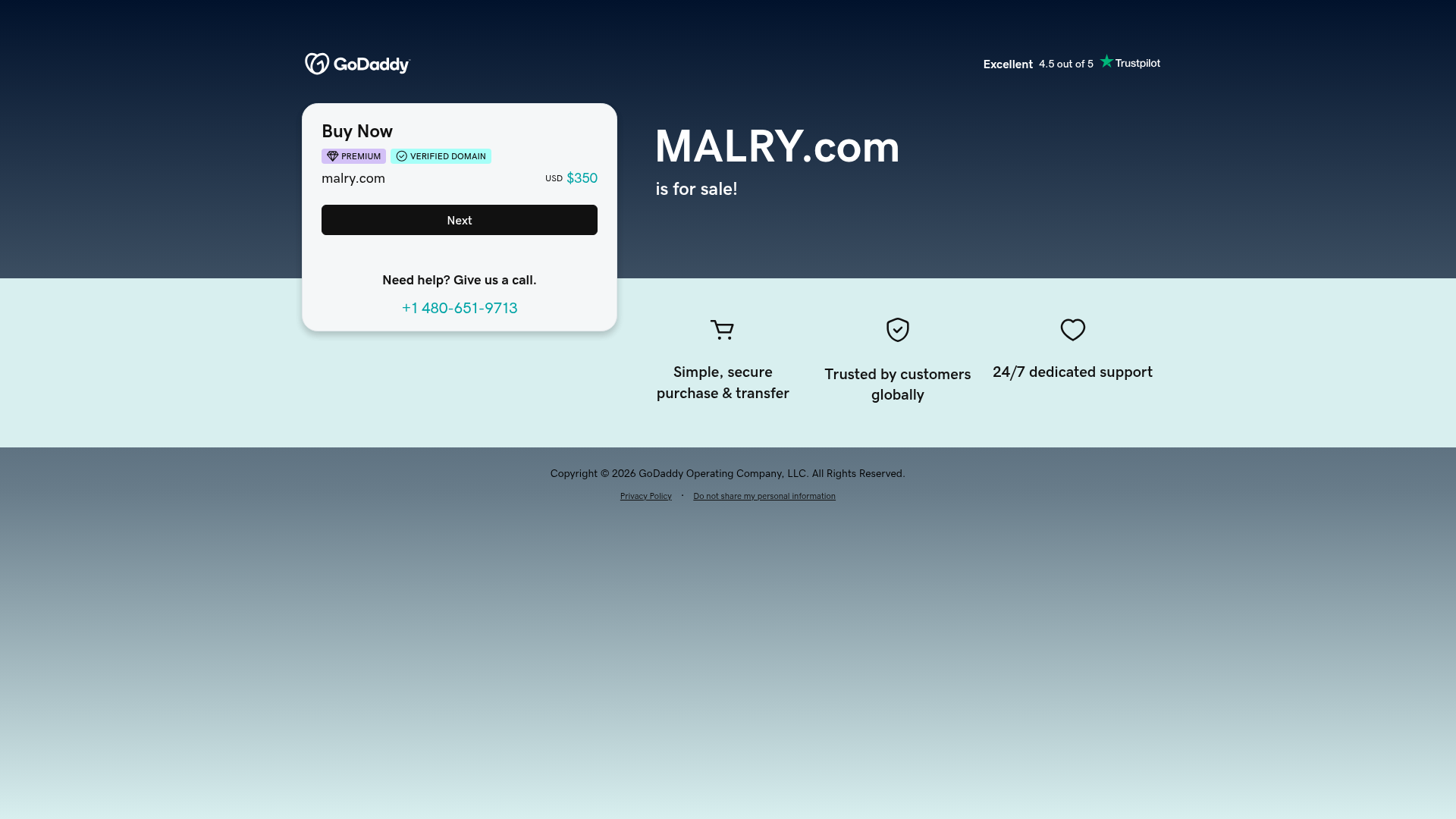 Screenshot van malry.com