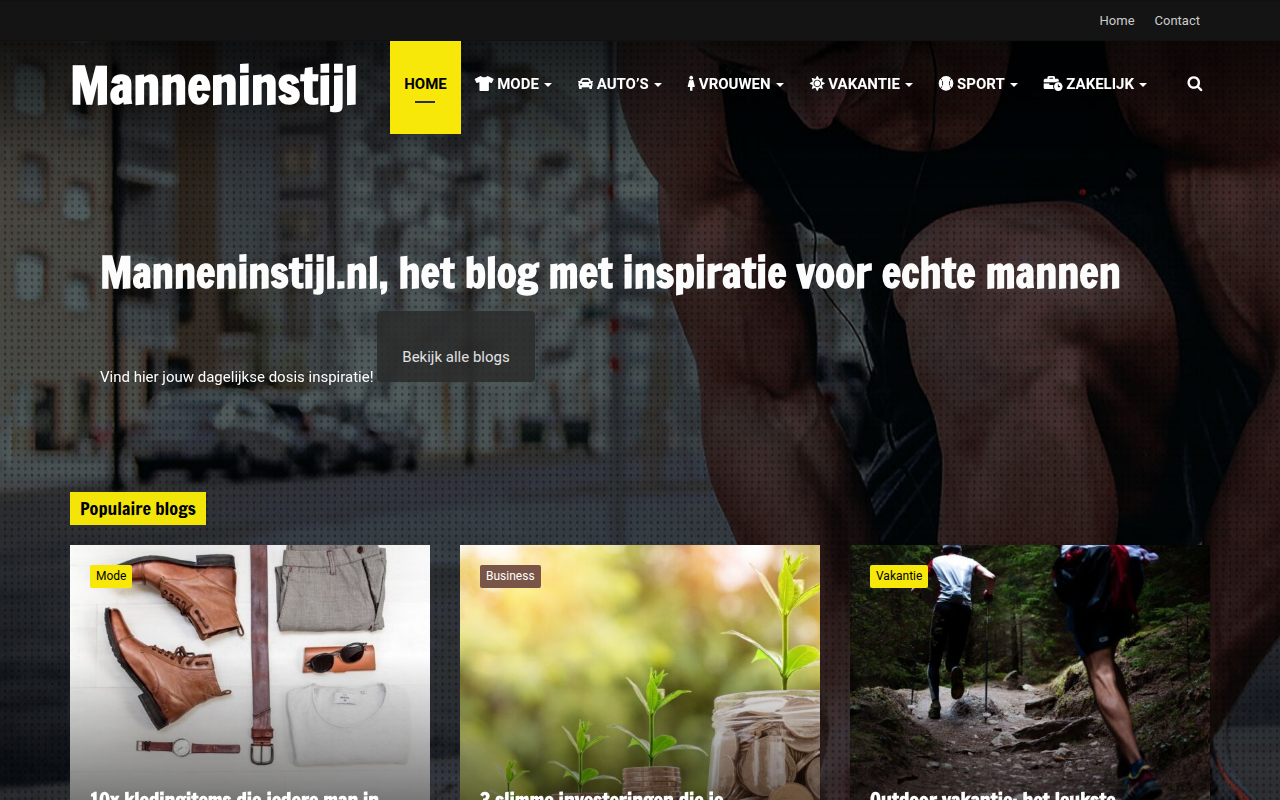 Screenshot van manneninstijl.nl