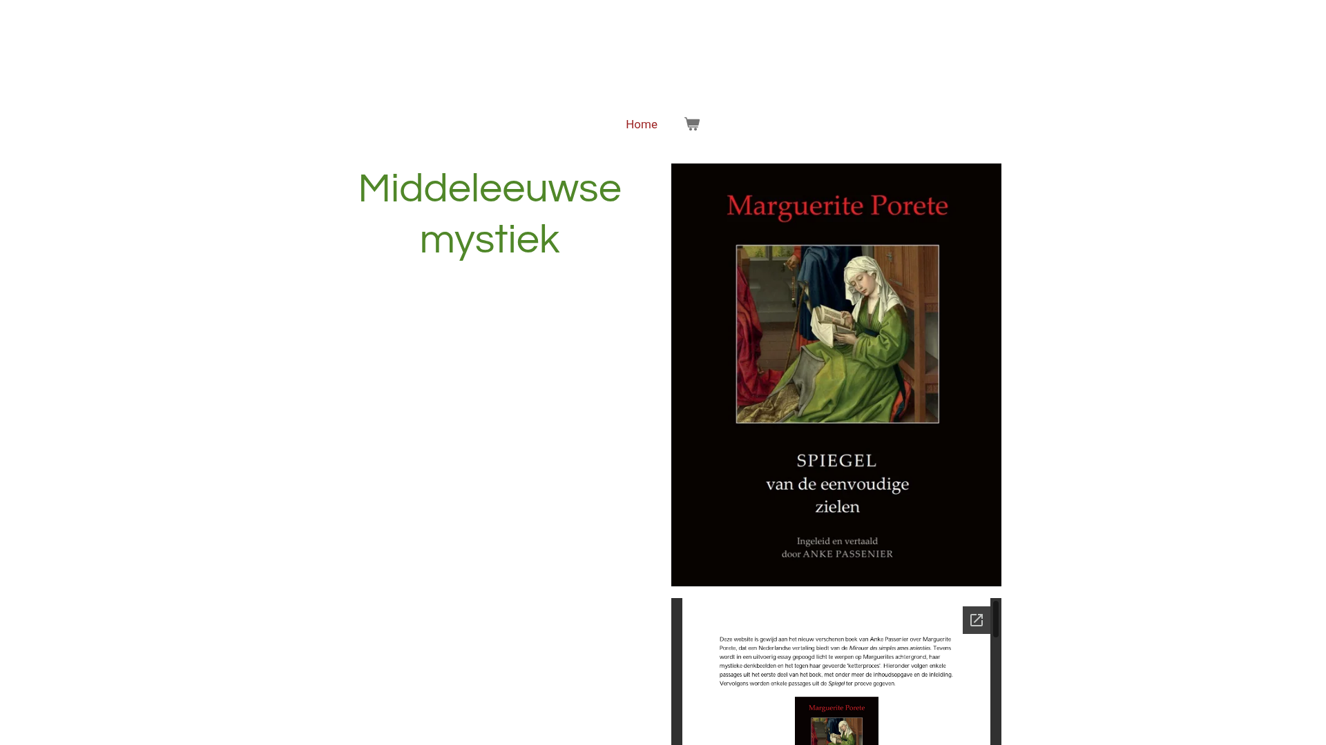 Screenshot van marguerite-porete.nl