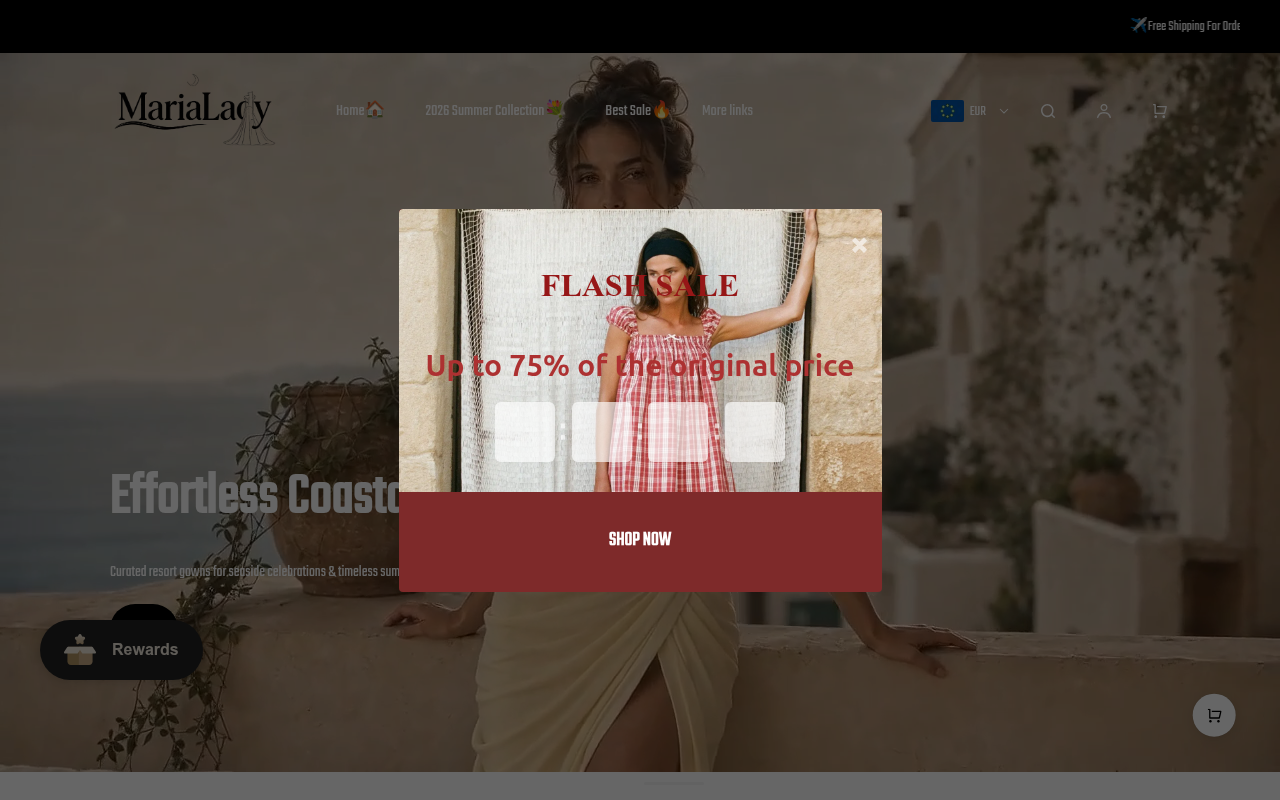 Screenshot van marialady.com