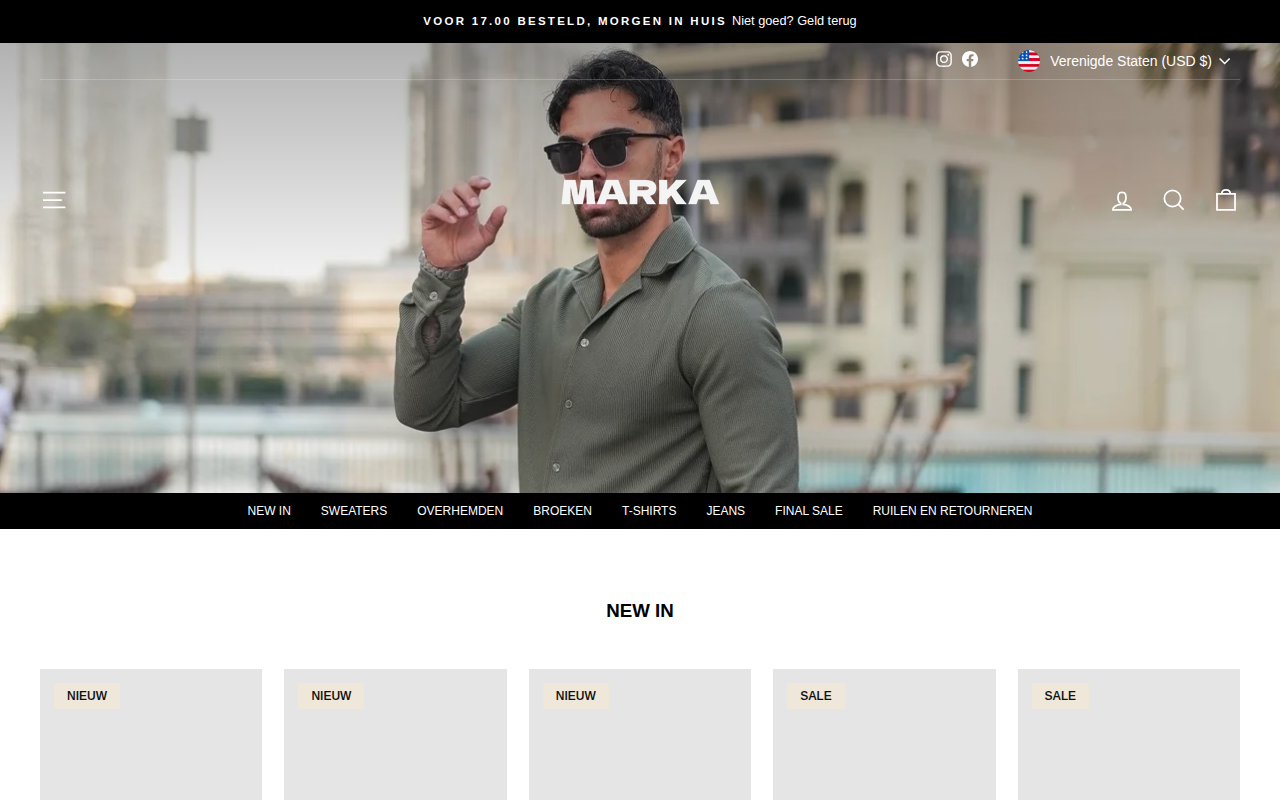 Screenshot van markaclo.com