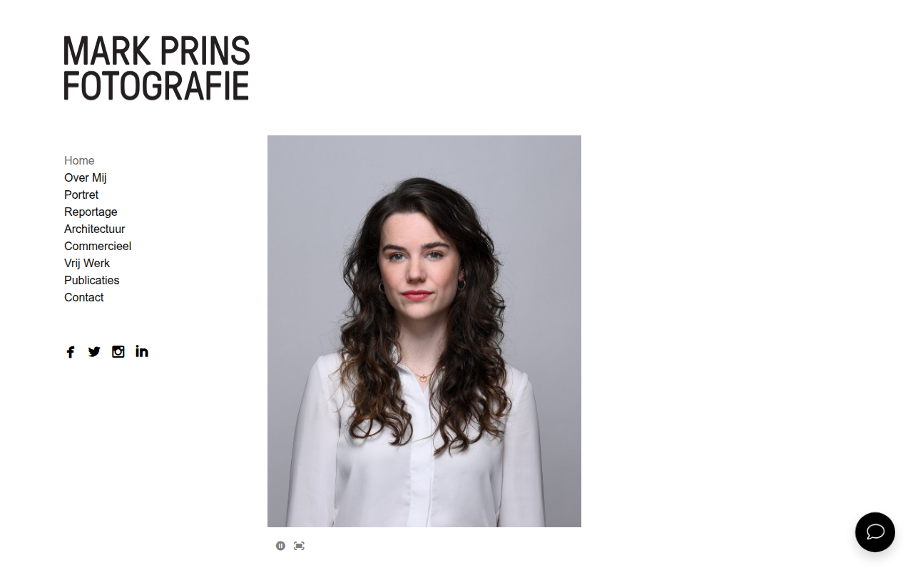 Screenshot van markprins.nl
