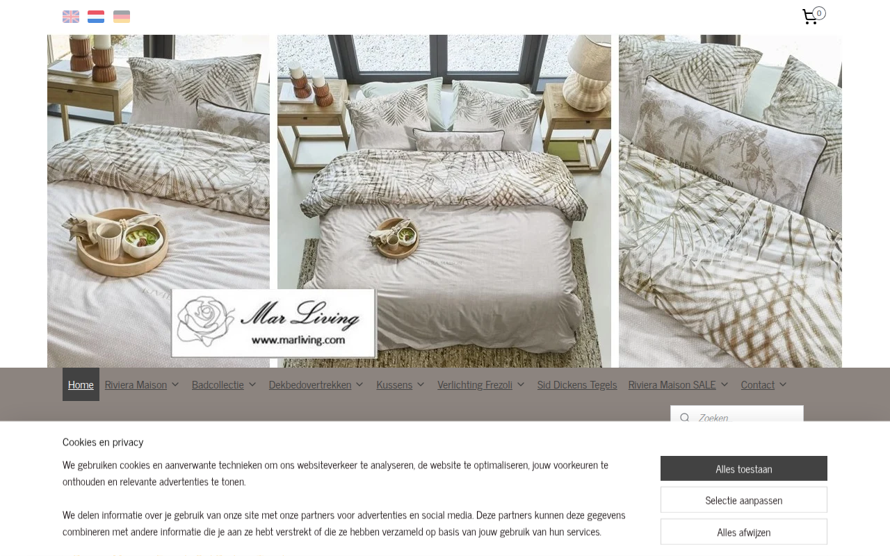 Screenshot van marliving.nl