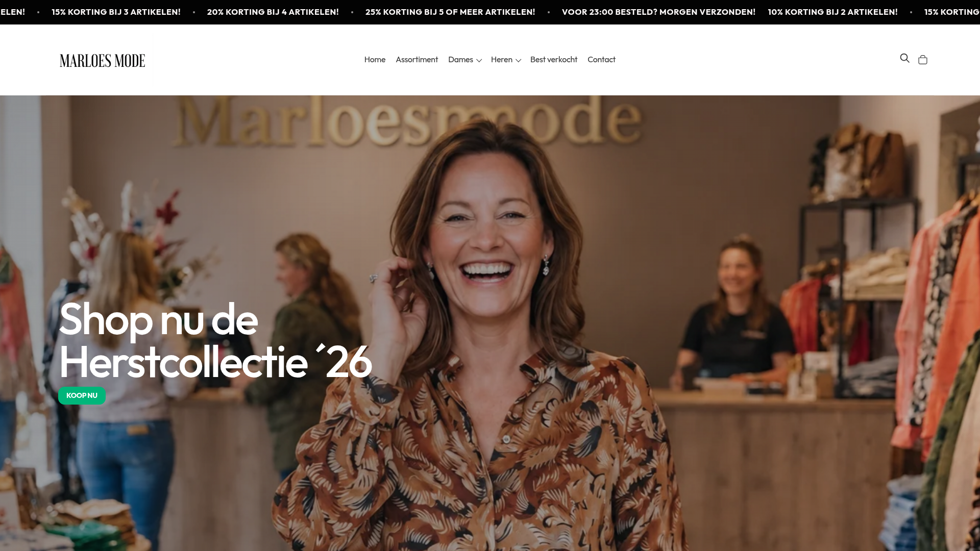 Screenshot van marloesmode.com