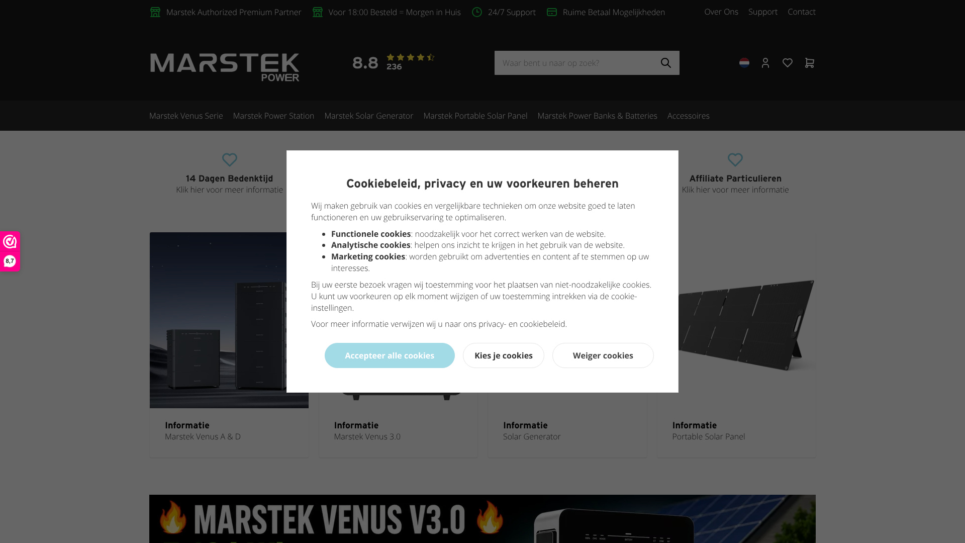 Screenshot van marstek-power.eu