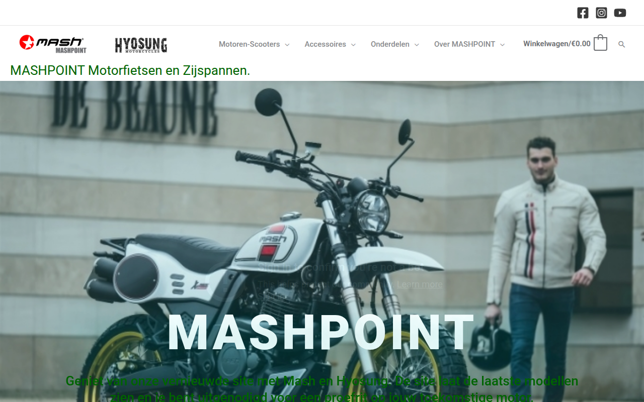 Screenshot van mash-point.nl
