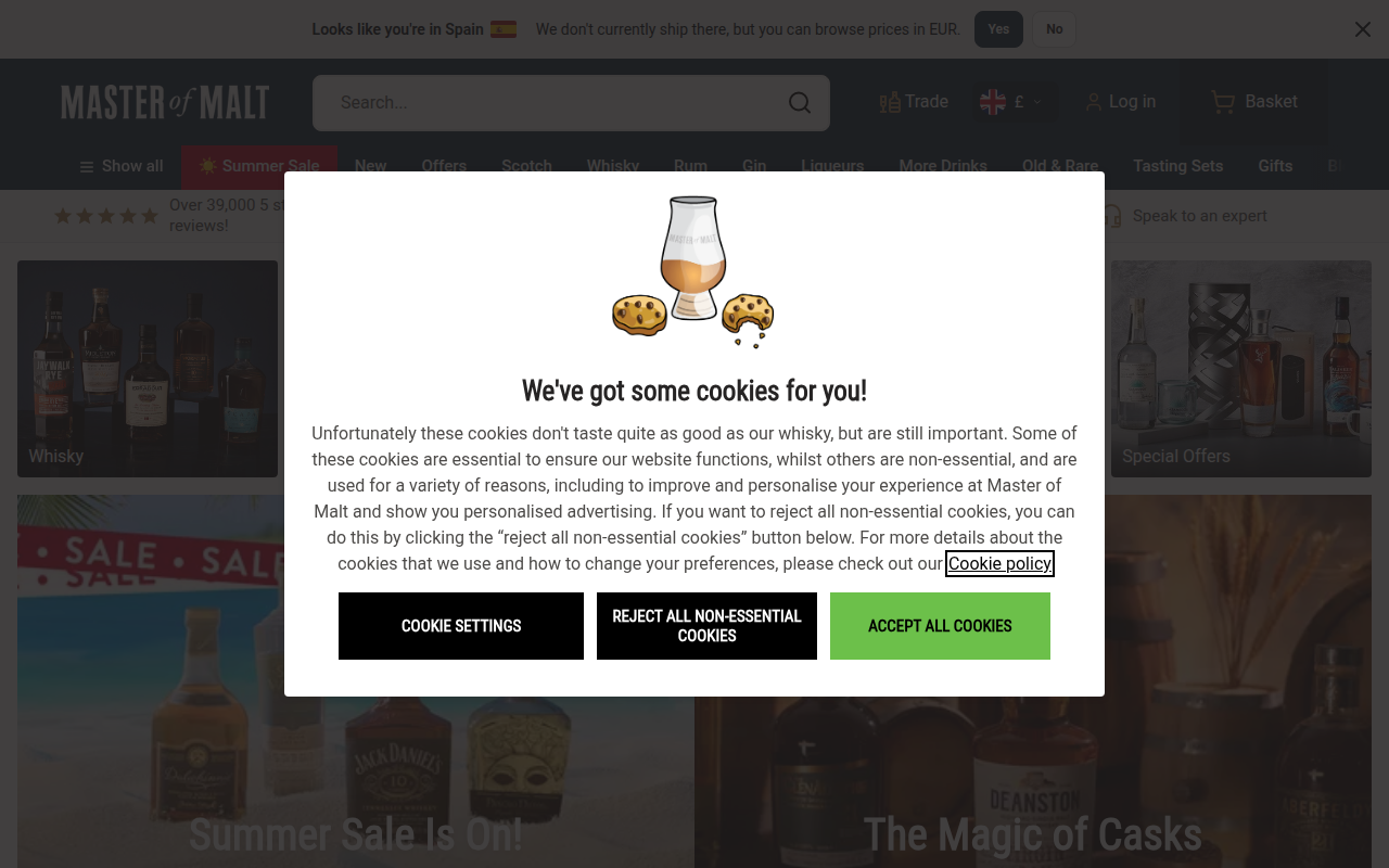 Screenshot van masterofmalt.com