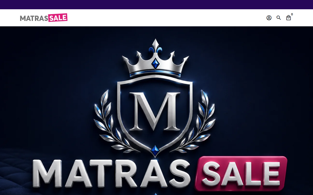 Screenshot van www.matrassale.nl