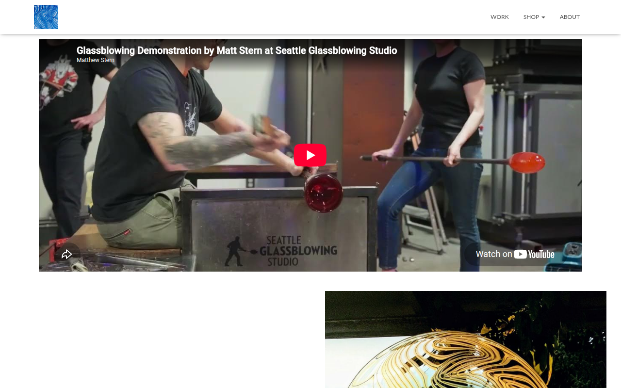 Screenshot van matthewsterncraft.com