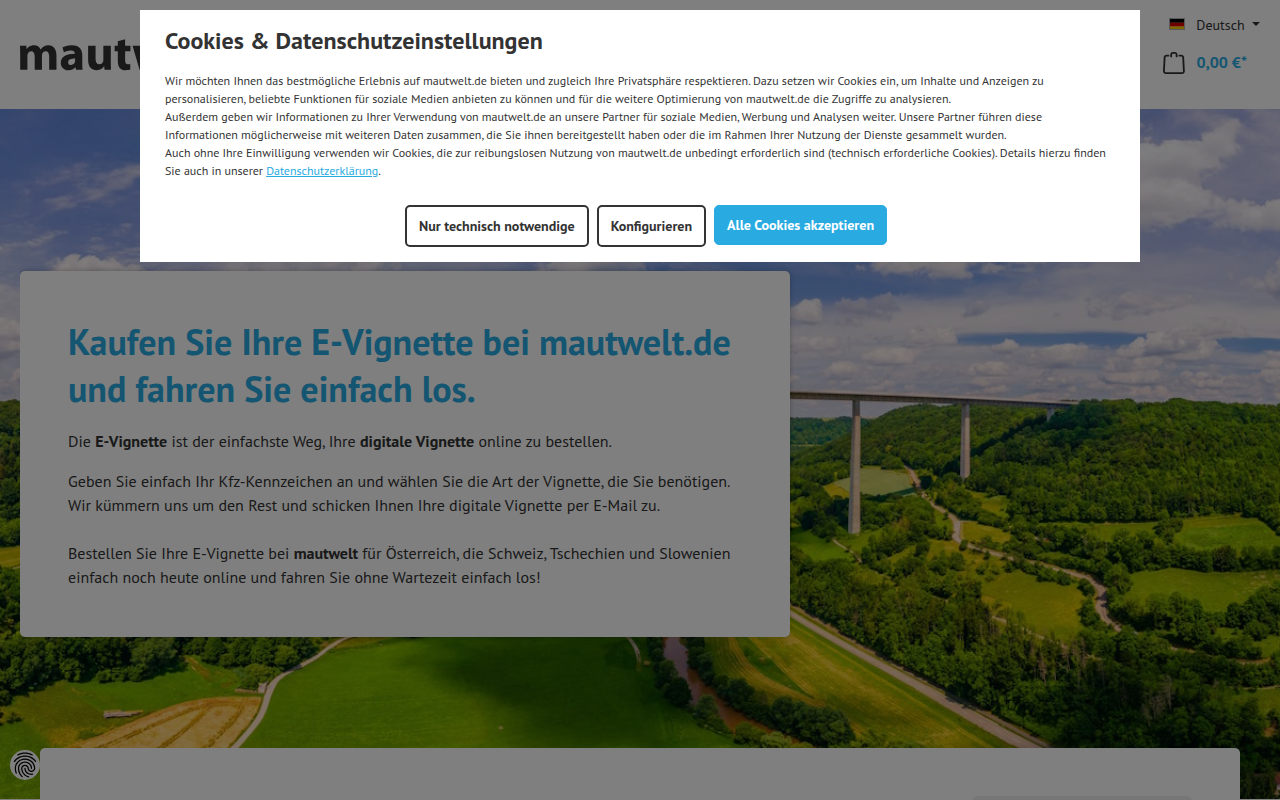 Screenshot van mautwelt.de