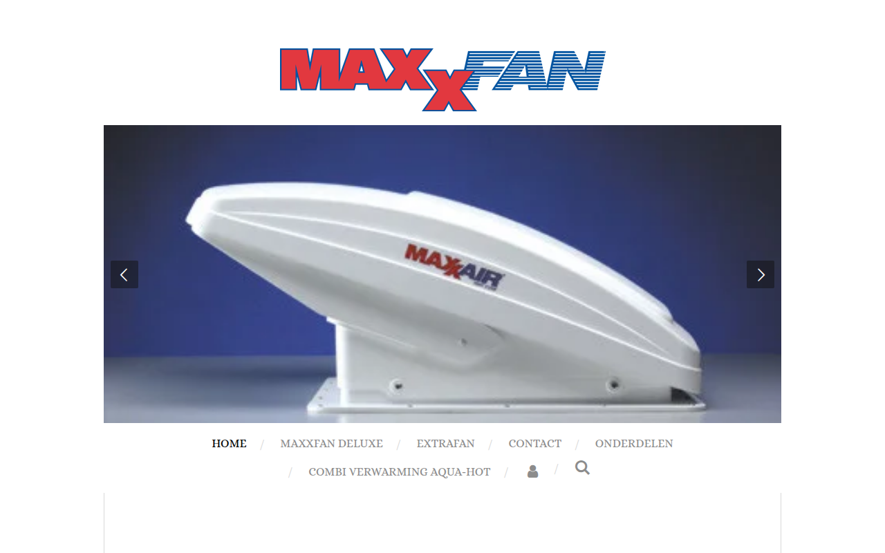 Screenshot van maxxfan-deluxe.info