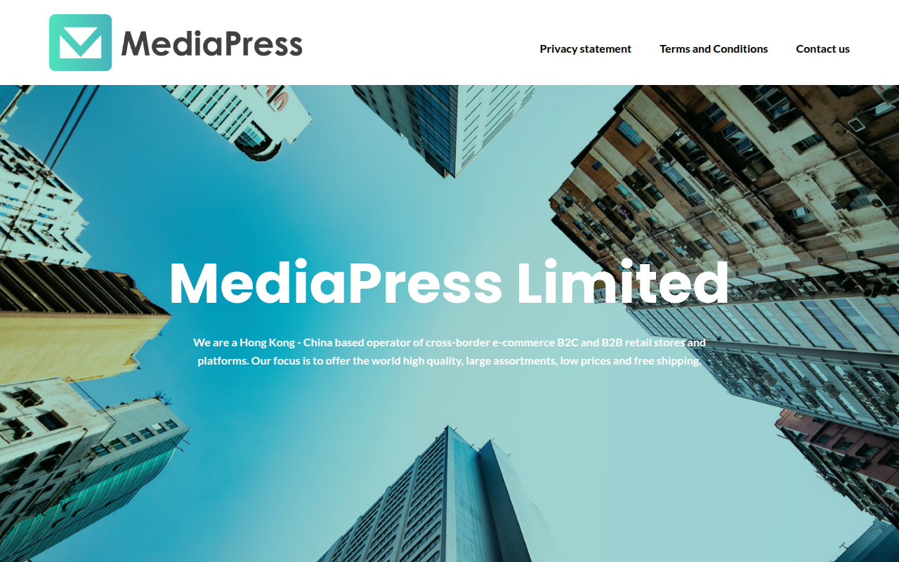 Screenshot van mediapress.hk