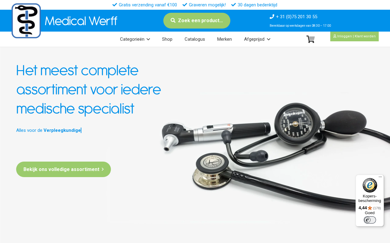 Screenshot van medicalwerff.nl