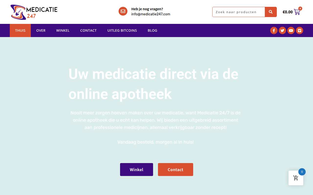 Screenshot van Medicatie247