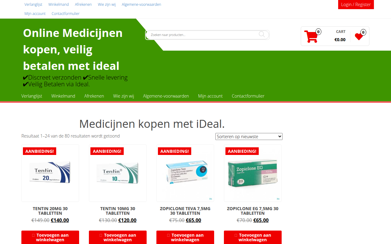 Screenshot van Medicijnen-apotheek