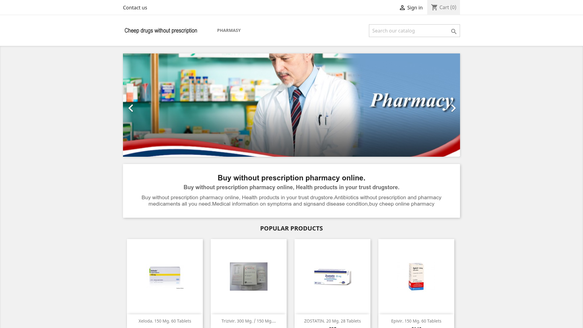 Screenshot van medicine-onlinee.org