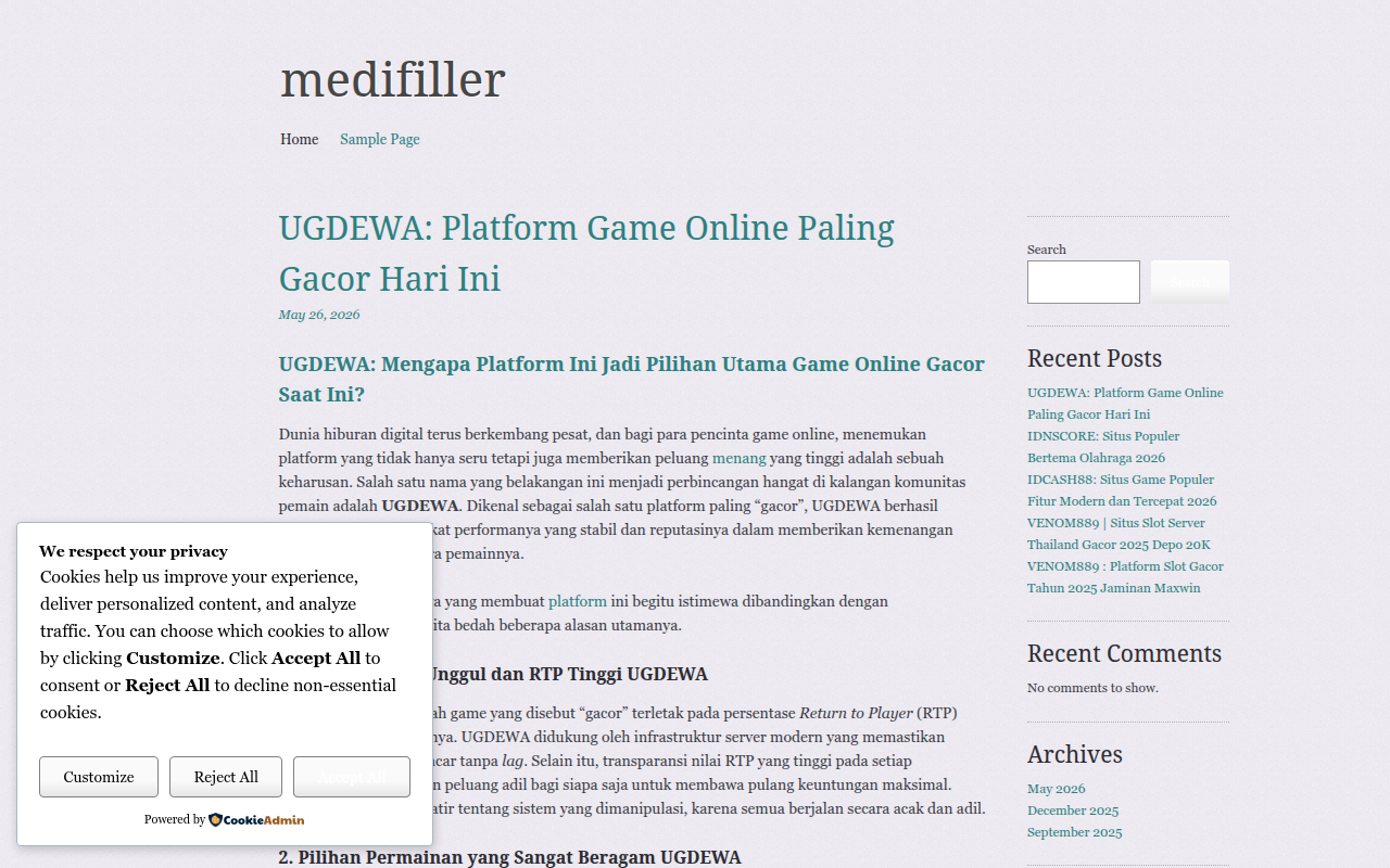 Screenshot van medifiller.com