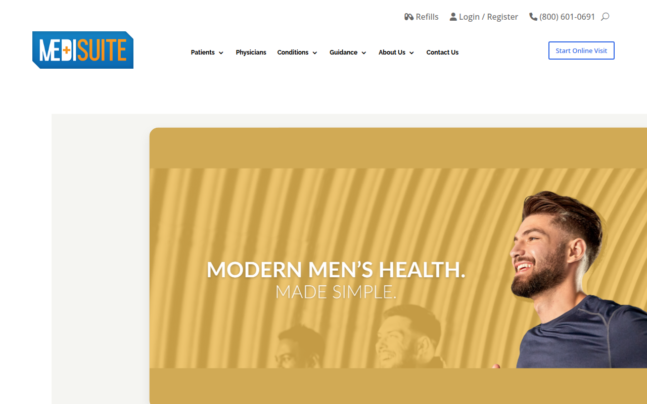 Screenshot van medisuite.com