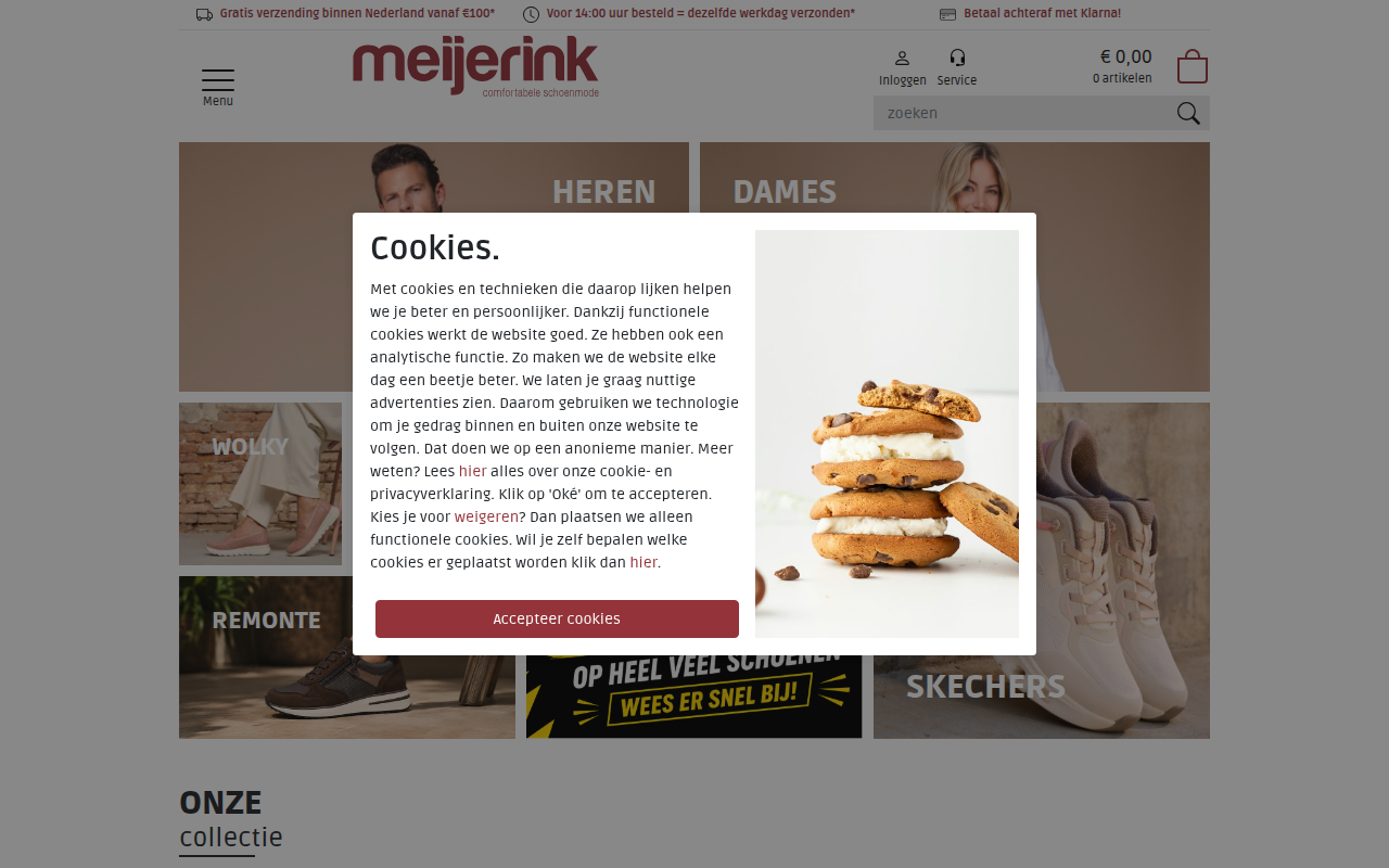 Screenshot van meijerink-schoenen.nl