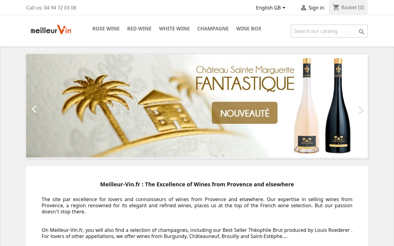 Screenshot van meilleur-vin.fr