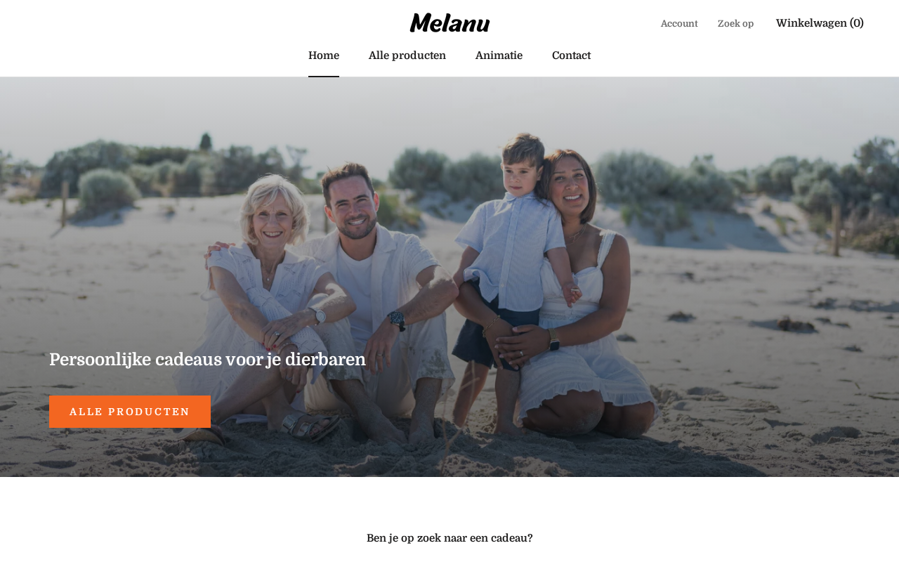 Screenshot van melanu.be