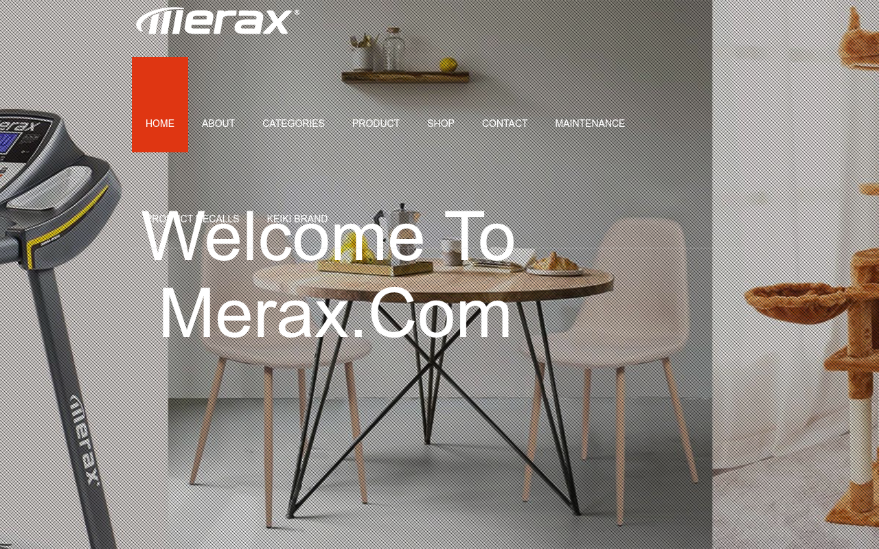 Screenshot van merax.com