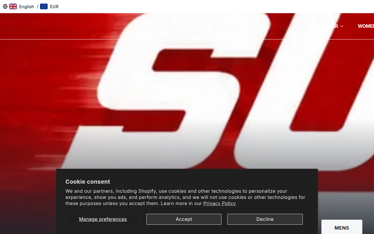 Screenshot van mercierworld.com