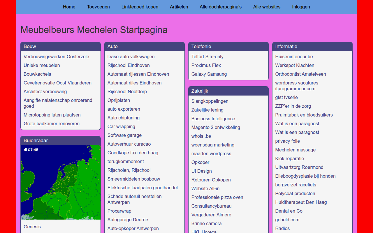 Screenshot van meubelbeursmechelen.be