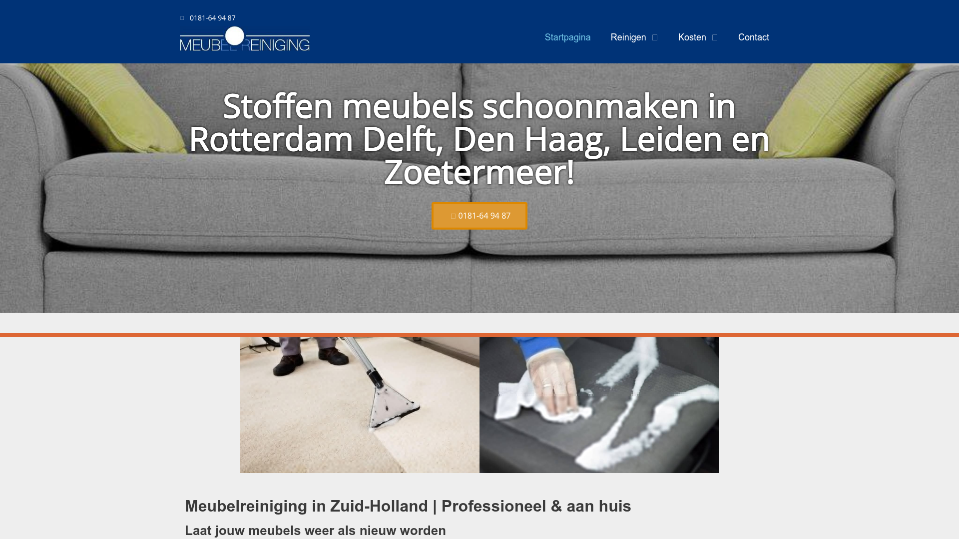 Screenshot van meubelreiniging.info