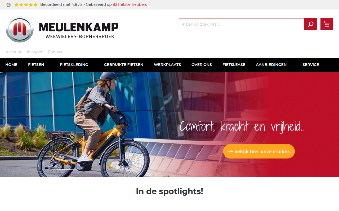 Screenshot van meulenkamptweewielers.nl
