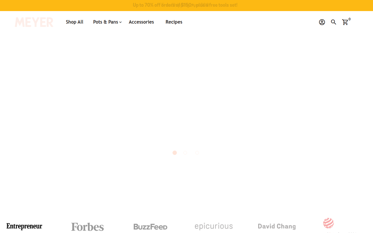 Screenshot van meyer.com