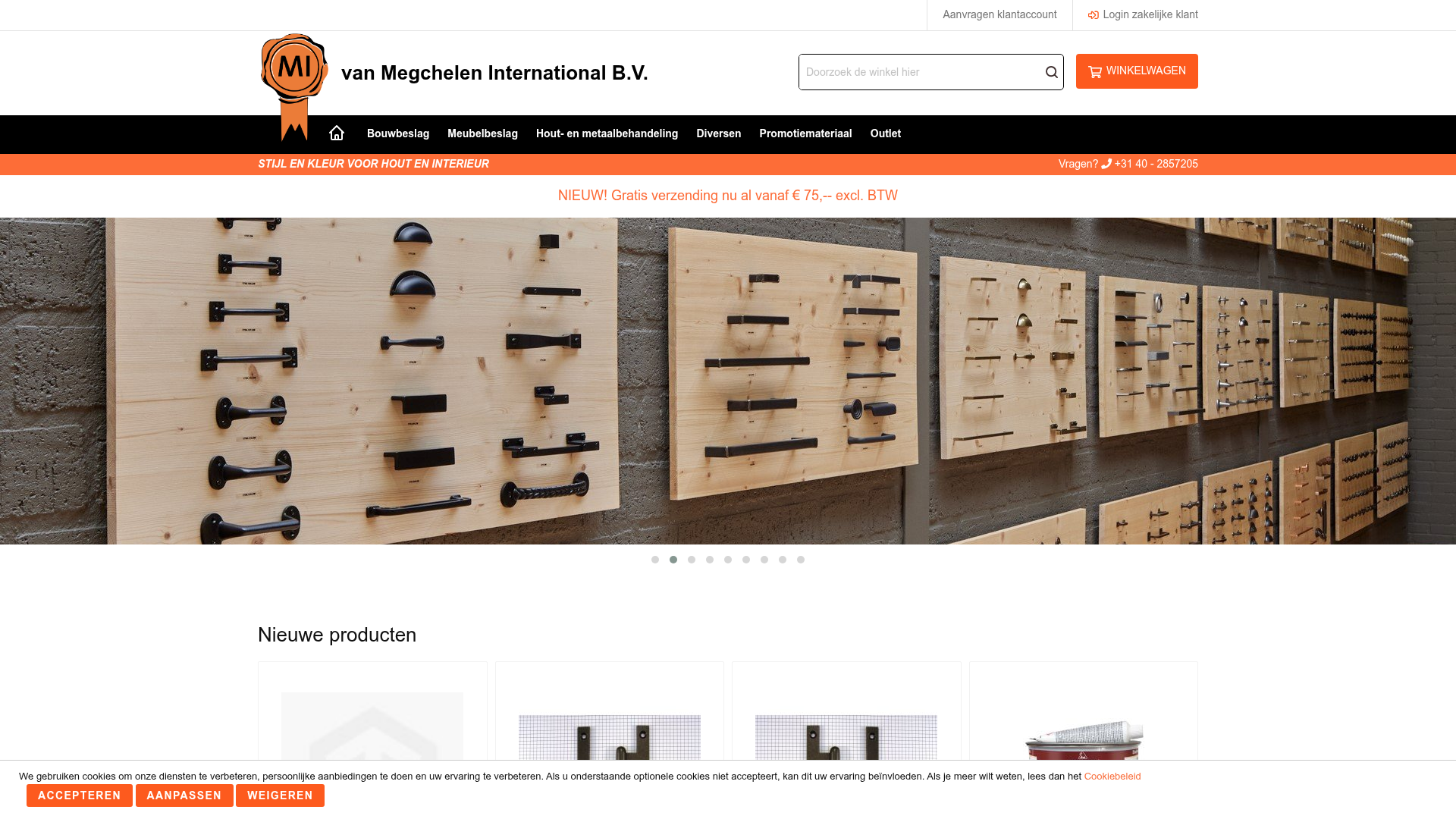 Screenshot van mibv.nl