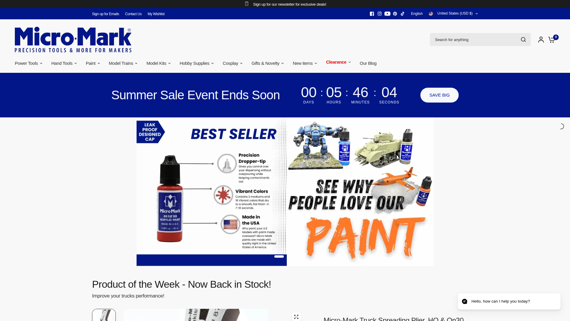 Screenshot van micromark.com