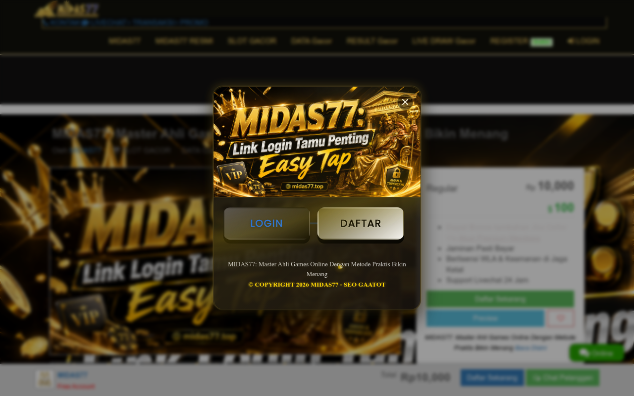 Screenshot van midas77.top