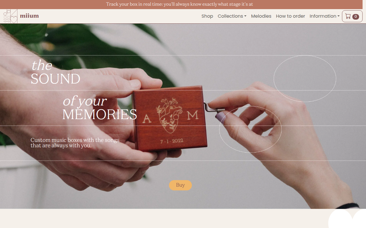 Screenshot van miium.com