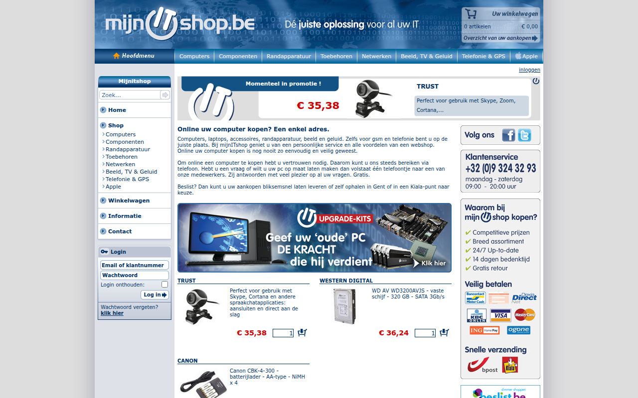 Screenshot van mijnitshop.be
