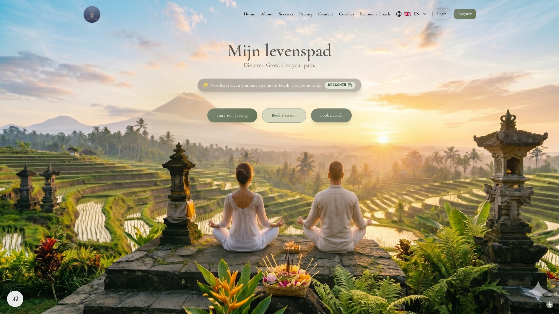 Screenshot van mijnlevenspad.com